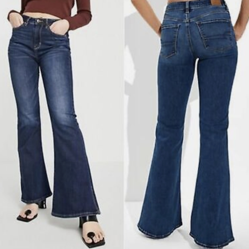 American Eagle Outfitters - AE Ne(X)t level curvy highest waist flare jean 18R